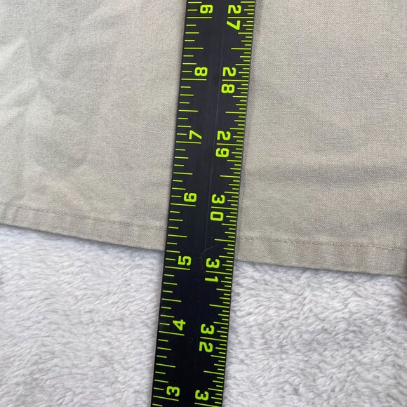 Cabelas Mens Shirt 2XL Beige Cotton Long Sleeve Button-Up - Picture 4 of 7